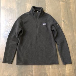 Women’s Patagonia Better Sweater 1/4 Zip Black Med